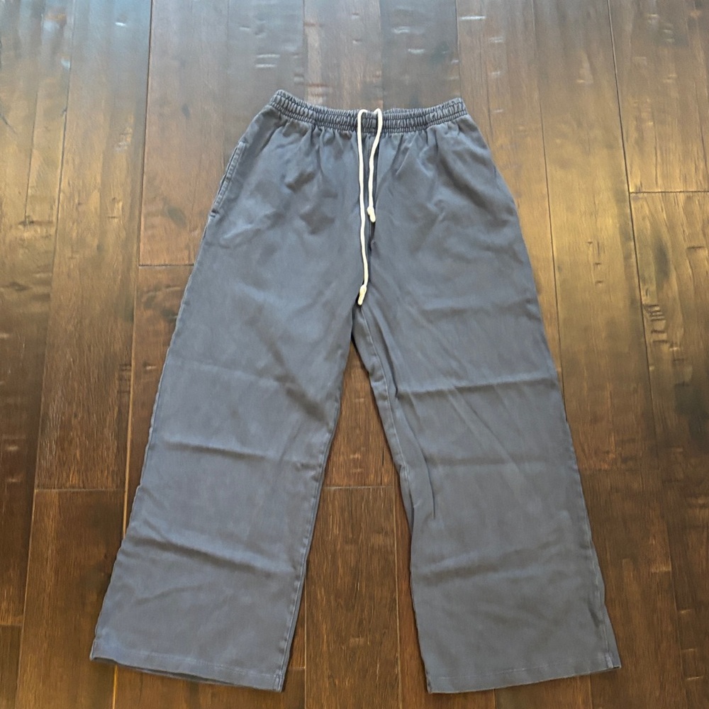 Brandy Melville Blue Wide Leg Pants